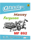Preview: Massey Ferguson Mähdrescher Typ MF 892 Bild- Ersatzteilliste & Explosionszeichnungen  - annoligno 89